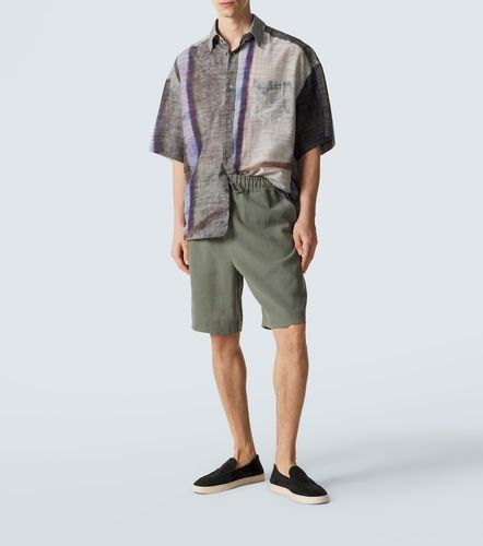 Giorgio Armani Bermuda en lin - Giorgio Armani - Modalova