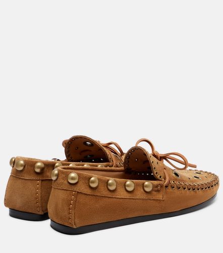 Mocassins Fitza en daim à clous - Isabel Marant - Modalova