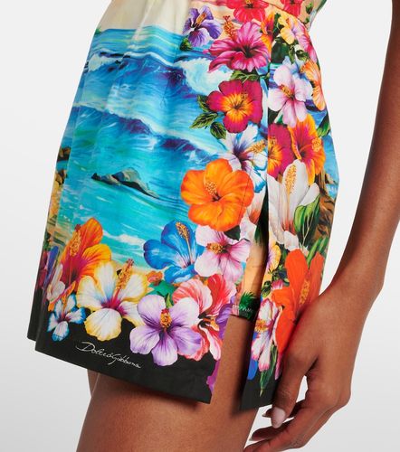 Robe imprimée en coton - Dolce&Gabbana - Modalova