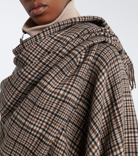 Poncho en cachemire à carreaux - Brunello Cucinelli - Modalova