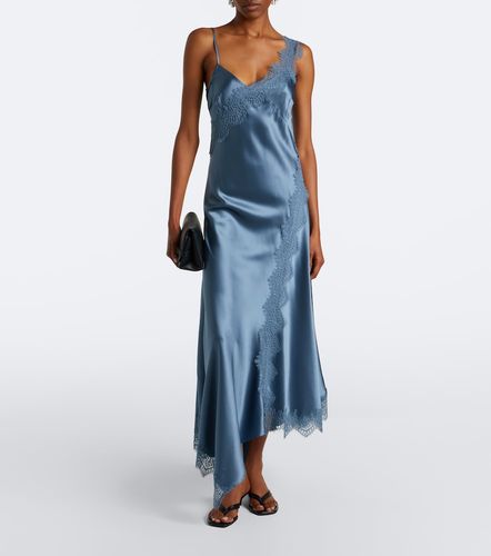 Robe midi Vernon en soie mélangée - Veronica Beard - Modalova