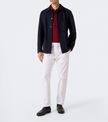 Polo Check en coton - Burberry - Modalova