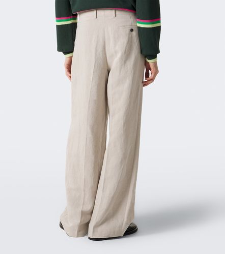 Pantalon ample en lin mélangé - JW Anderson - Modalova