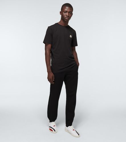 Pantalon de survêtement en molleton de coton - Moncler - Modalova