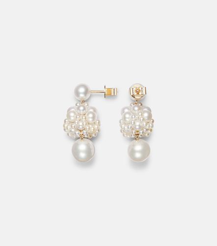 Boucles d'oreilles Dora Perle en or 14 ct et perles - Sophie Bille Brahe - Modalova