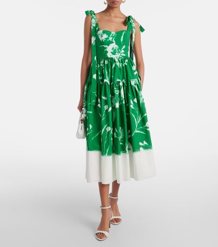 Erdem Robe midi en coton à fleurs - Erdem - Modalova