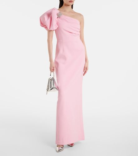 Robe longue Isabella asymétrique en crêpe - Rebecca Vallance - Modalova