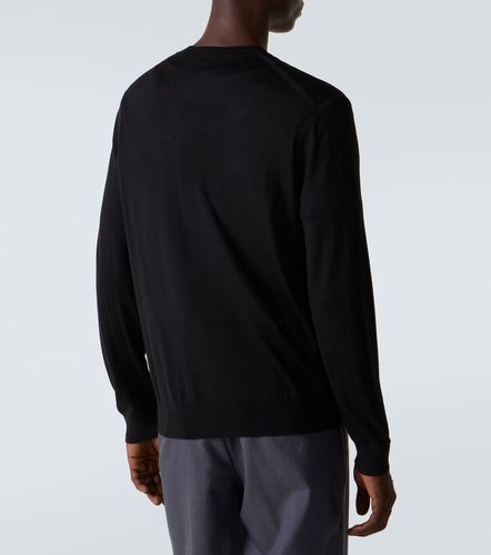 Prada Pull en laine vierge à logo - Prada - Modalova
