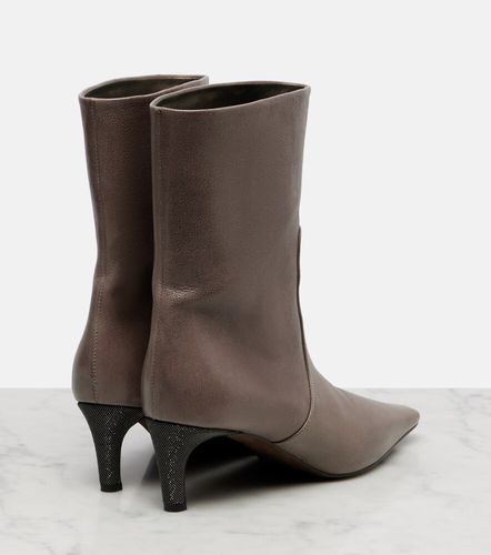 Bottines Monili en cuir - Brunello Cucinelli - Modalova