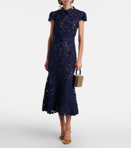 Self-Portrait Robe midi en dentelle - Self-Portrait - Modalova