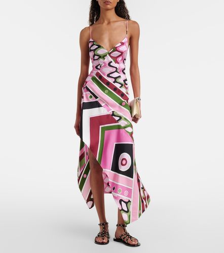 Robe midi Vivara en satin de soie - Pucci - Modalova