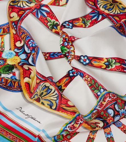 Foulard Carretto en soie - Dolce&Gabbana - Modalova