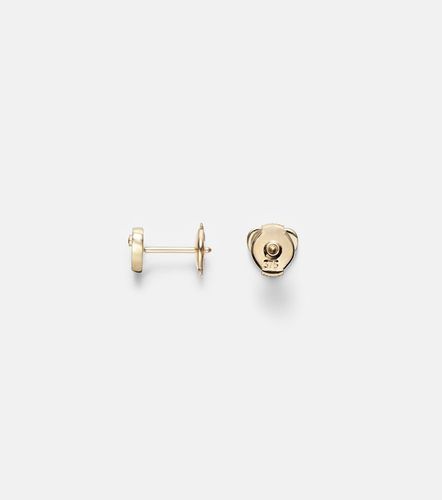 Yvonne Léon Boucles d’oreilles Nano Puces en or 9 ct, diamants noirs et émail - Yvonne Leon - Modalova