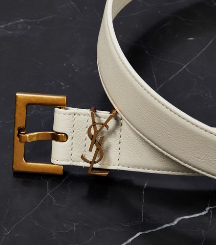 Ceinture Cassandre en cuir - Saint Laurent - Modalova