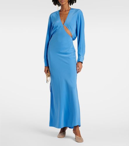 Robe longue en soie à découpes - Christopher Esber - Modalova
