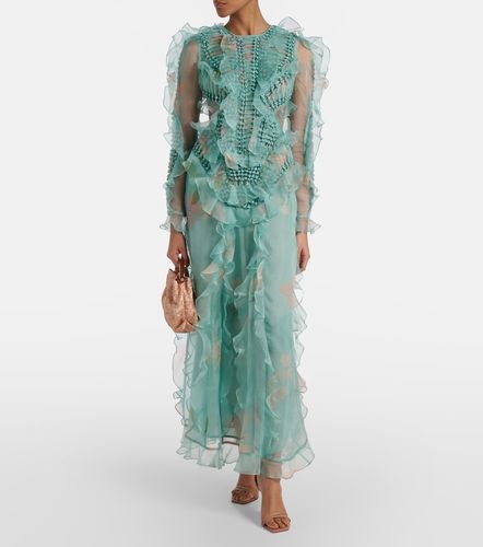 Robe longue Illuminate en soie - Zimmermann - Modalova