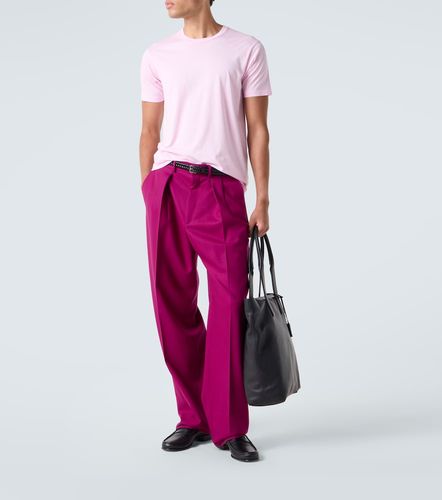 T-shirt en coton et soie mélangés - Tom Ford - Modalova
