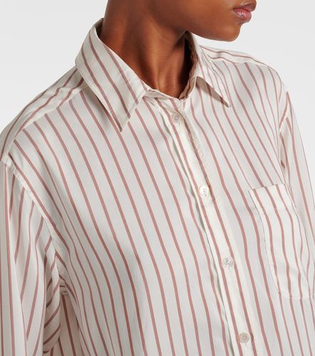 Chemise Gavina rayée en soie - The Row - Modalova