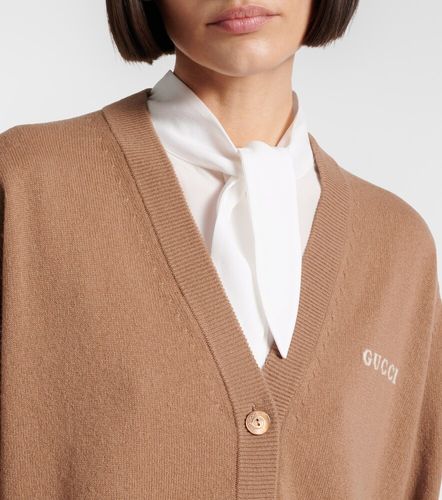 Gucci Cardigan en cachemire à logo - Gucci - Modalova