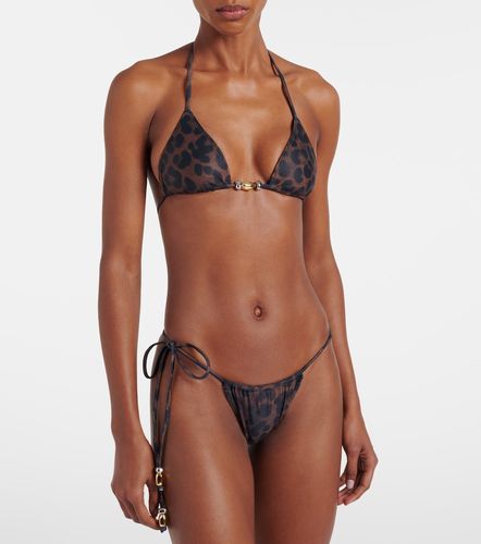 Haut de bikini imprimé à perles fantaisie - Same - Modalova