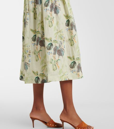 Dôen Robe midi Benoit en ramie à motif floral - Doen - Modalova