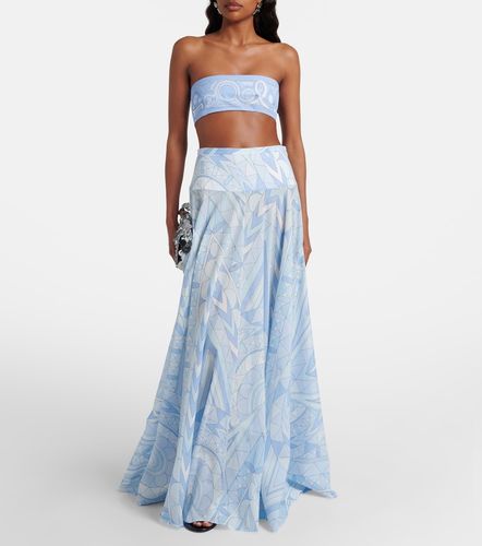 Jupe longue Angoli en coton à imprimé - Pucci - Modalova
