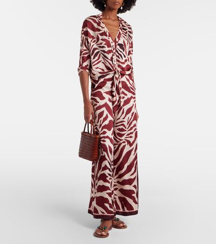 Pantalon palazzo Clea à imprimé - Poupette St Barth - Modalova