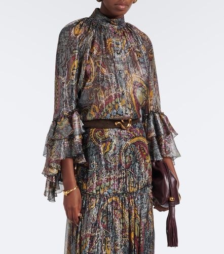 Blouse en soie mélangée à imprimé - Etro - Modalova