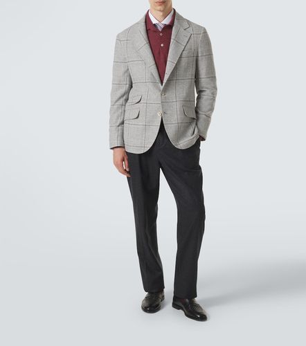 Pantalon slim en laine - Brunello Cucinelli - Modalova