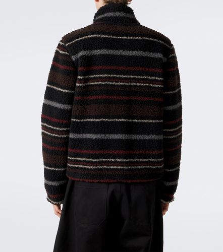 Cardigan en laine mélangée à rayures - Moncler - Modalova