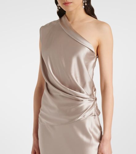 Top asymétrique en satin de soie - The Sei - Modalova