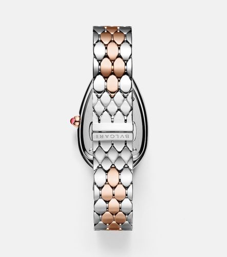 Montre Serpenti Seduttori 33mm en or 18 ct, acier inoxydable et rubellite - Bvlgari - Modalova