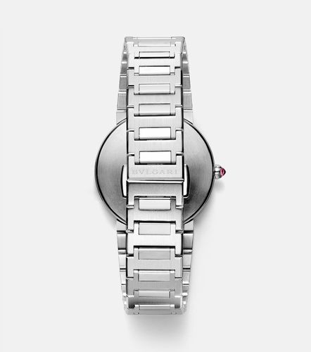 Montre 33mm en acier inoxydable et rubellite - Bvlgari - Modalova