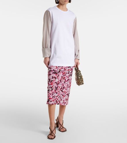 T-shirt en coton mélangé - Dries Van Noten - Modalova