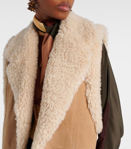 Veste sans manches en daim - Johanna Ortiz - Modalova