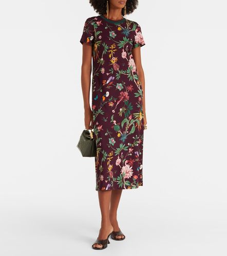 Robe midi Sporty Swing en coton à fleurs - La DoubleJ - Modalova
