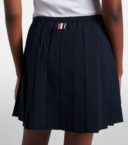 Mini-jupe rayée en laine - Thom Browne - Modalova