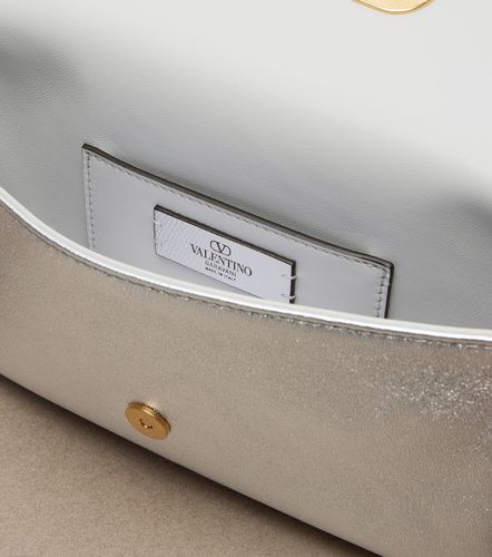 Sac DeVin Small en cuir métallisé - Valentino Garavani - Modalova