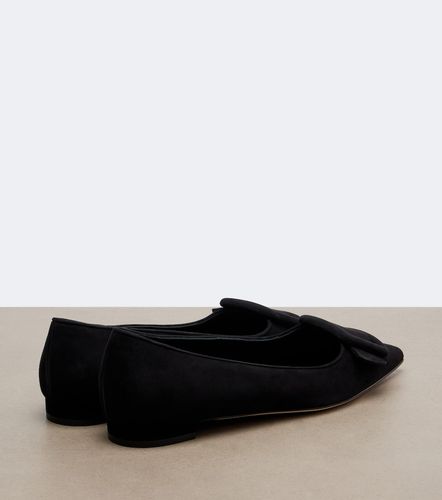 Ballerines Maysale en daim - Manolo Blahnik - Modalova