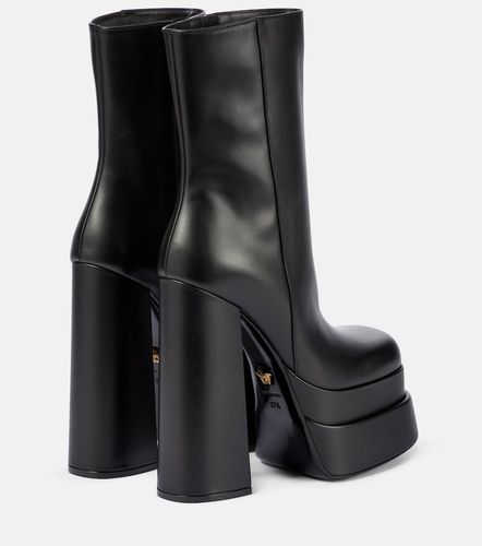 Bottines Intrico à plateau en cuir - Versace - Modalova