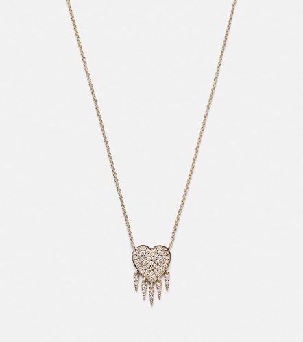 Collier en or 14 ct et diamants - Sydney Evan - Modalova