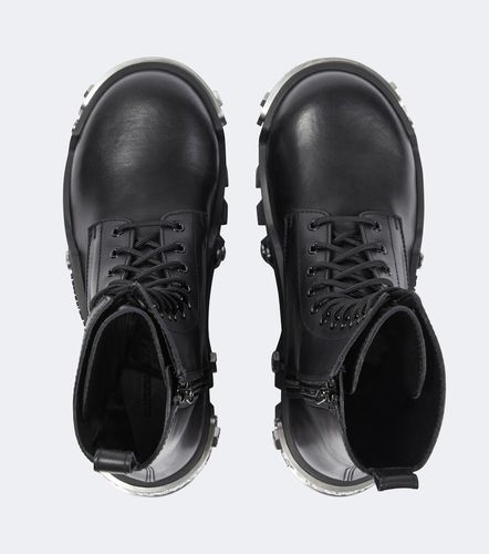 Bottes Bulldozer en cuir à lacets - Balenciaga - Modalova