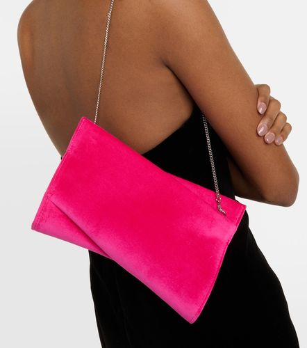Pochette Loubitwist Small en velours de coton - Christian Louboutin - Modalova