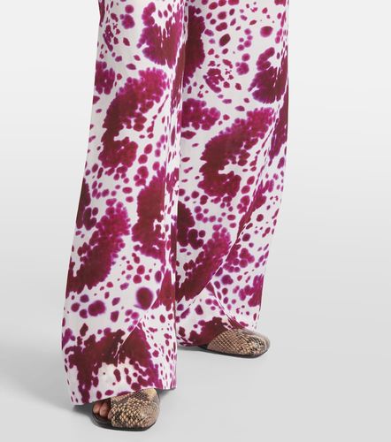 Pantalon droit en crêpe - Dries Van Noten - Modalova