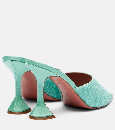 Mules Lupita 95 à cristaux - Amina Muaddi - Modalova