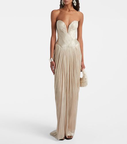 Robe longue Noor en tulle de soie - Maria Lucia Hohan - Modalova