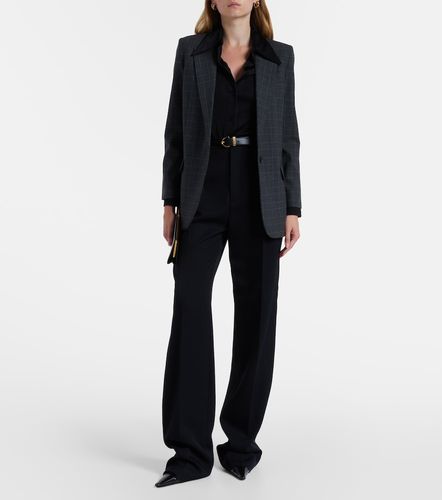 Blazer Diane en laine mélangée à carreaux - Nili Lotan - Modalova