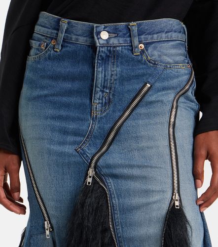 Jupe longue à taille basse en jean - Junya Watanabe - Modalova
