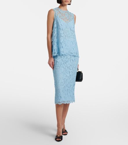 Jupe crayon en dentelle - Dolce&Gabbana - Modalova