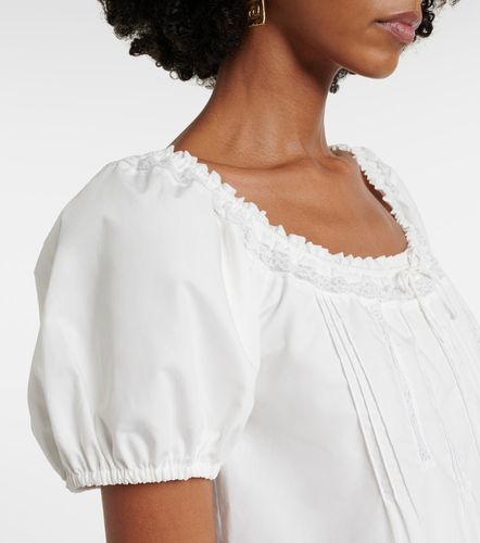Top Galle en coton à dentelle - Faithfull - Modalova
